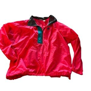 Vintage Nike Hot Pink and Black Windbreaker